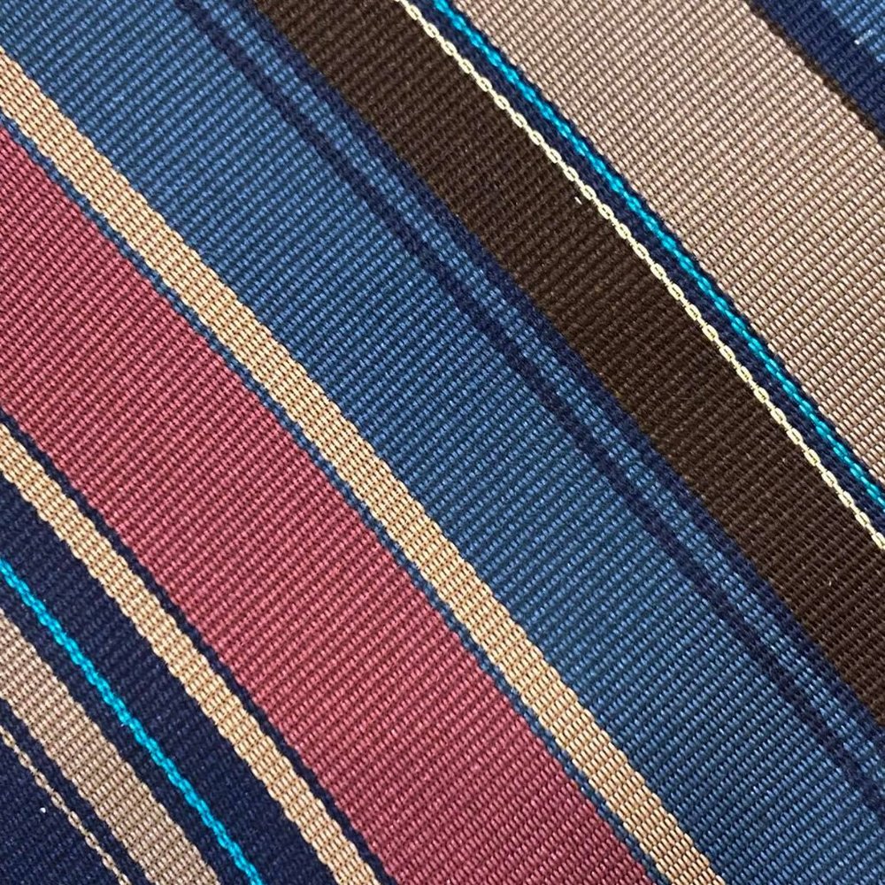 Vintage Chaps-Ralph Lauren Striped Tie 56.5 x 3" for the Discerning Hipster